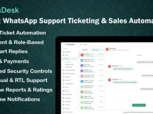 whatsdesk – smart whatsapp support ticketing & sales automation tool